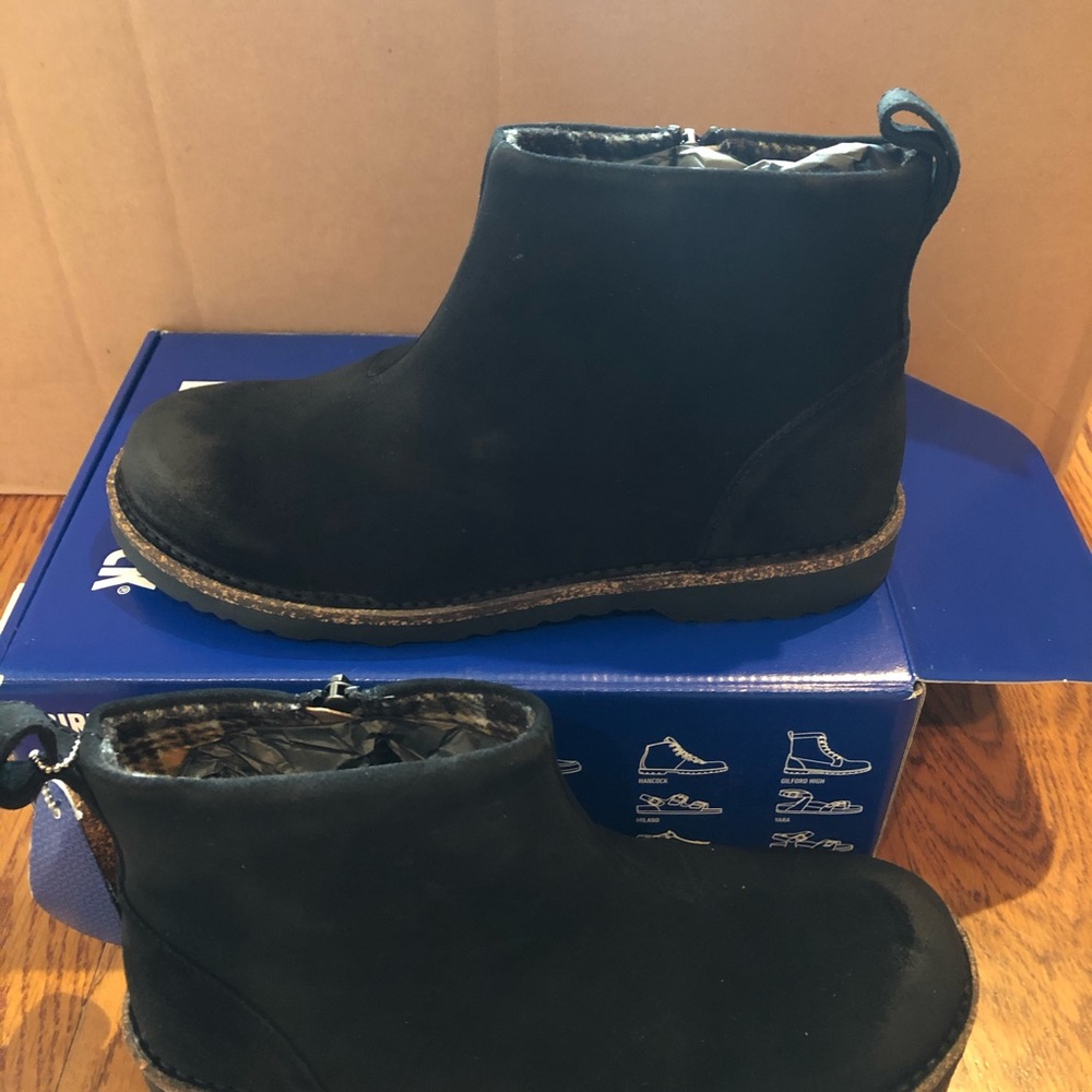 Birkenstock Melrose black asst medium worn 2 times